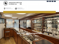 johannes-mueller.ch Webseite Vorschau