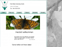 webergartenbau.ch Webseite Vorschau