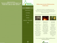 wildnisschule-schoenholz.info Webseite Vorschau