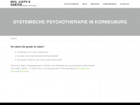 psychotherapie-kantor.at Webseite Vorschau