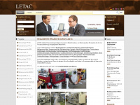 letac-projekte.ch Webseite Vorschau