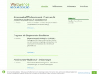 waldwende-neckargemuend.de Webseite Vorschau
