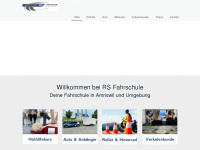 rs-fahrschule.ch Webseite Vorschau