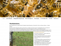 westfalenbiene.de Webseite Vorschau