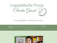 logopraxis-genzel.de Webseite Vorschau