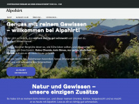 alpahirt.ch Webseite Vorschau