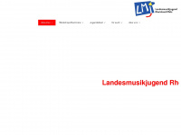 landesmusikjugend-rlp.org Webseite Vorschau