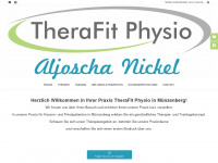 therafit-physio.de Webseite Vorschau