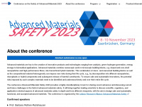advancedmaterialssafety2023.de Webseite Vorschau