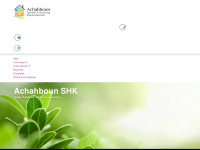 achahboun-shk.de Webseite Vorschau