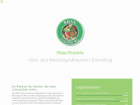 khan-fruchte.at Webseite Vorschau