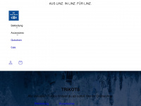 blauweisslinz-shop.at Webseite Vorschau