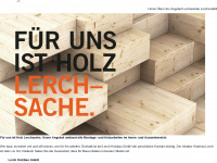 lerch-holzbau.ch Webseite Vorschau