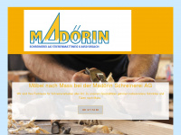 madoerin-ag.ch Webseite Vorschau