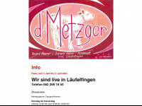 d-metzger.ch Webseite Vorschau