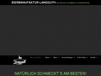 biermanufaktur-langguth.de Webseite Vorschau