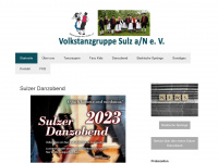 volkstanzgruppe-sulz.de Webseite Vorschau