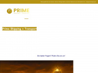 prime-shipping.de Webseite Vorschau