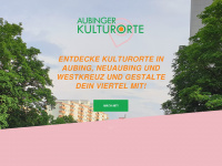 aubinger-kulturorte.de Webseite Vorschau