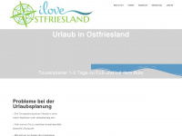 iloveostfriesland.de Webseite Vorschau