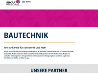 skv-bautechnik.de Webseite Vorschau