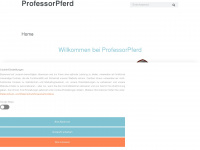 professorpferd.at Webseite Vorschau