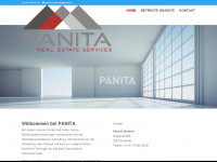 panita.ch Webseite Vorschau