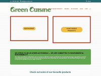 greencuisine.com Webseite Vorschau