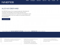 ninefeb.com Webseite Vorschau