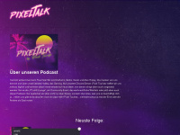 pixeltalk-podcast.de Webseite Vorschau