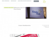 kinderreich-rhein-neckar.de Webseite Vorschau