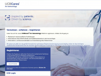 ucbcaresforimmunology.de Webseite Vorschau