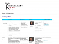 spiegel-loft.ch Webseite Vorschau