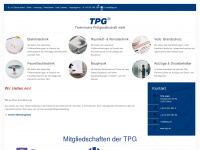 tpg-online.com Webseite Vorschau