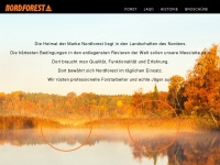 nordforest.com Webseite Vorschau