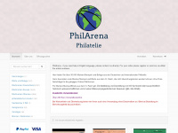 philarena-shop.de Webseite Vorschau