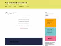 freie-landschule.de Webseite Vorschau