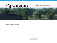wenger-hydrogen.com Webseite Vorschau