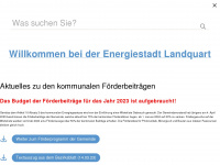 energiestadt-landquart.ch Webseite Vorschau