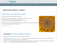 mathe-in-bayern.de Webseite Vorschau