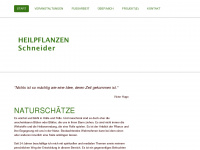 heilpflanzen-schneider.de Webseite Vorschau