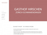 hirschen-zurich.ch Webseite Vorschau