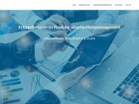 produkt-portfoliomanagement.com Webseite Vorschau