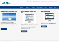 adcon.com Webseite Vorschau