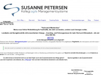 susannepetersen.com Webseite Vorschau