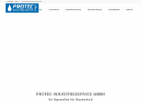 protec-industrieservice.de Webseite Vorschau