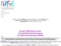 azfse.de Webseite Vorschau
