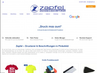 zapfels.at Webseite Vorschau