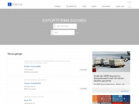 export.ch Webseite Vorschau