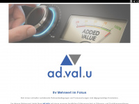 advalu.at Webseite Vorschau